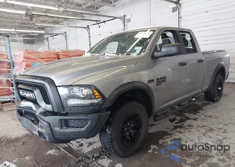 2021 Ram 1500 Classic Warlock 4X4 6'4 Box z USA, uszkodzony, nr VIN 1C6RR7GT8MS583747